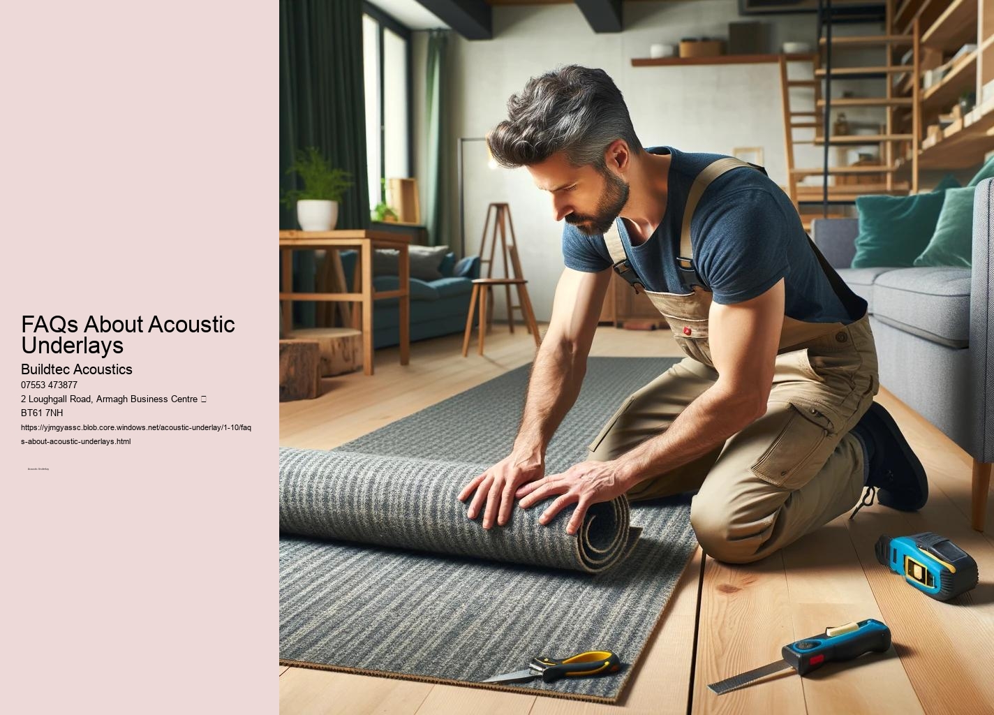 The Role of Acoustic Underlay in Energy Efficiency