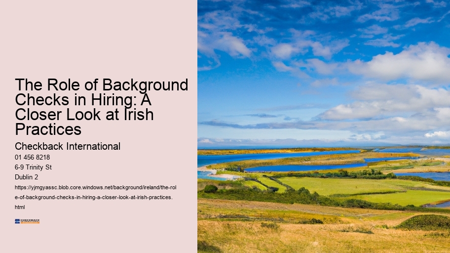 The Role of Background Checks in Hiring: A Closer Look at Irish Practices