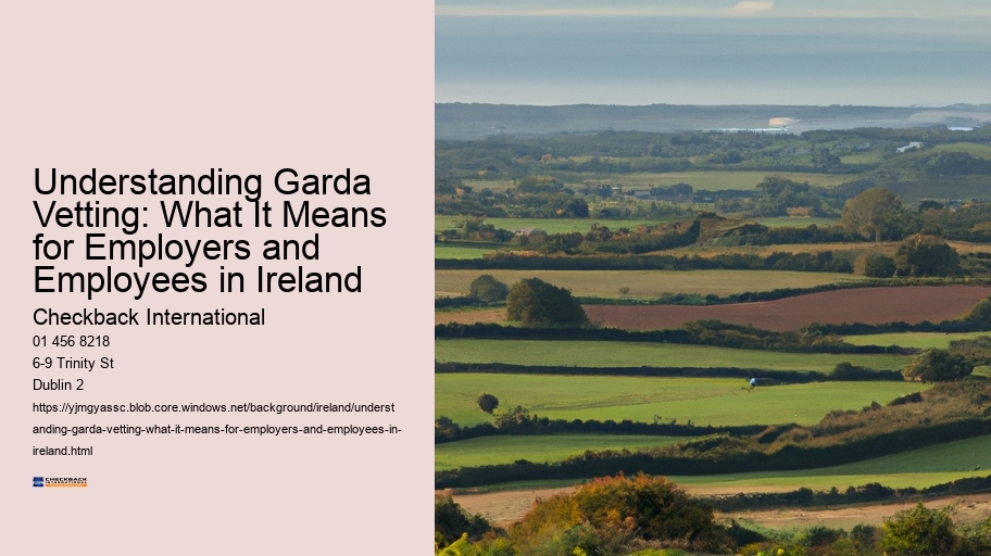 Understanding Garda Vetting: What It Means for Employers and Employees in Ireland