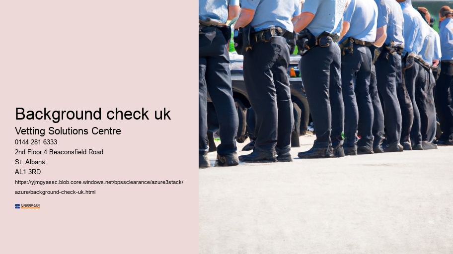 background check uk