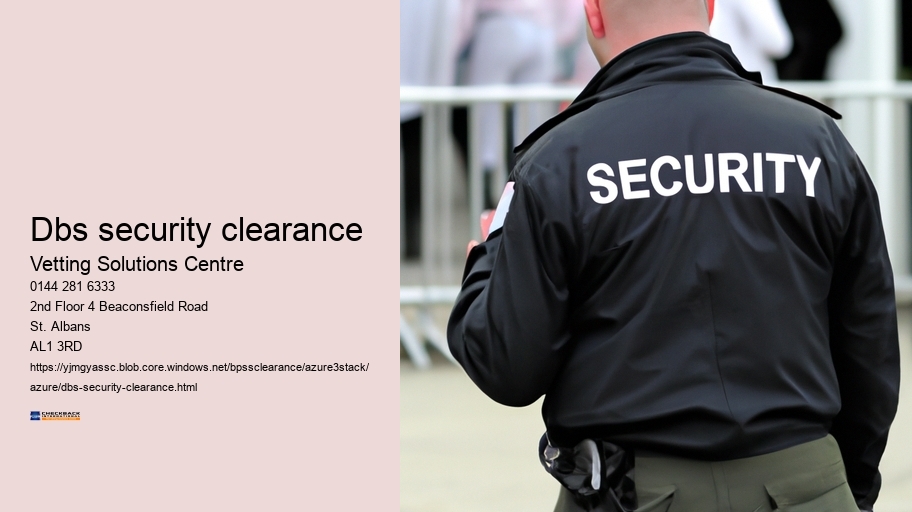 dbs security clearance