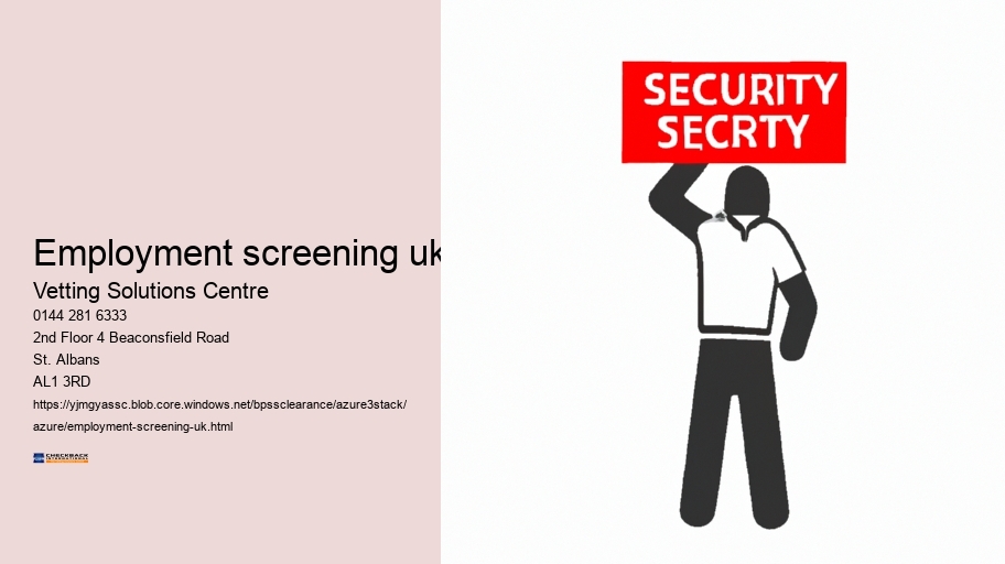 employment screening uk