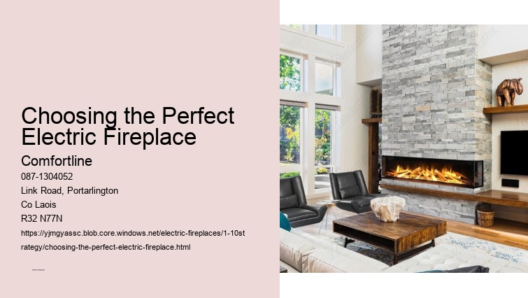 Wall-Mounted Electric Fireplaces: Space-Saving and Stylish