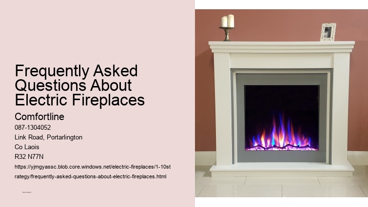 Low Maintenance of Electric Fireplaces Compared to Traditional Fireplaces