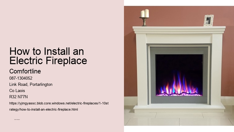 Voice-Activated Electric Fireplace Control