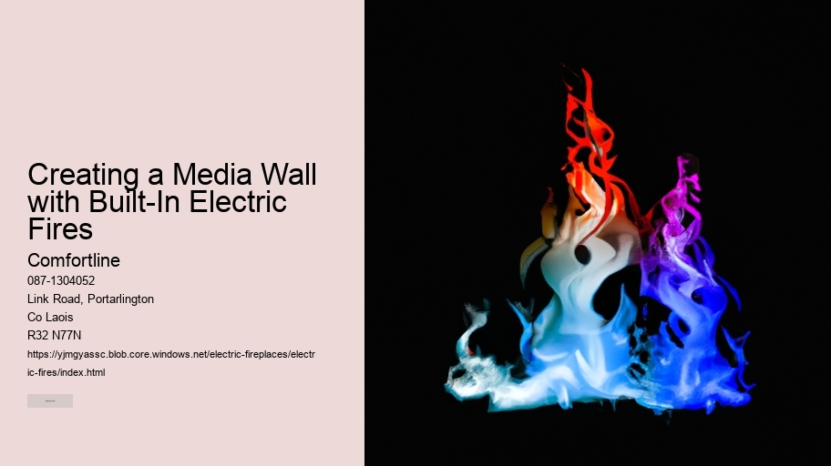 Creating a Media Wall with Built-In Electric Fires