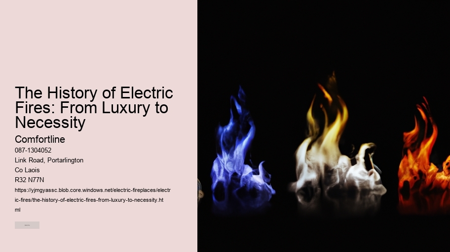 The History of Electric Fires: From Luxury to Necessity