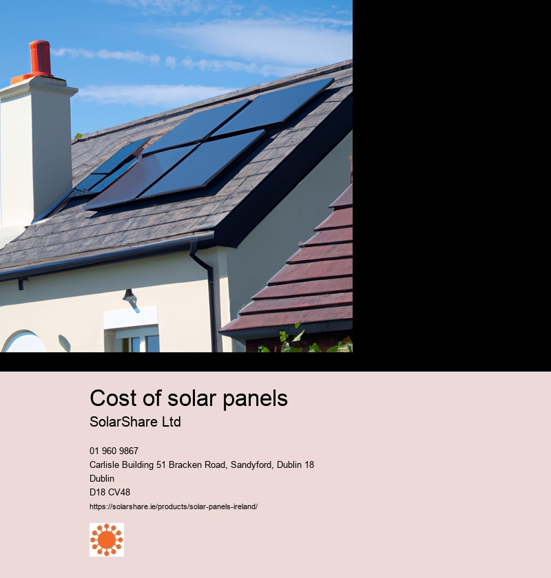 cost of solar panels