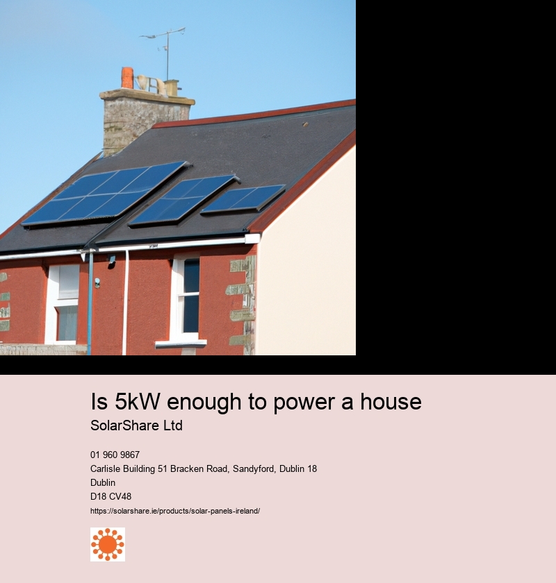 Is 5kW enough to power a house