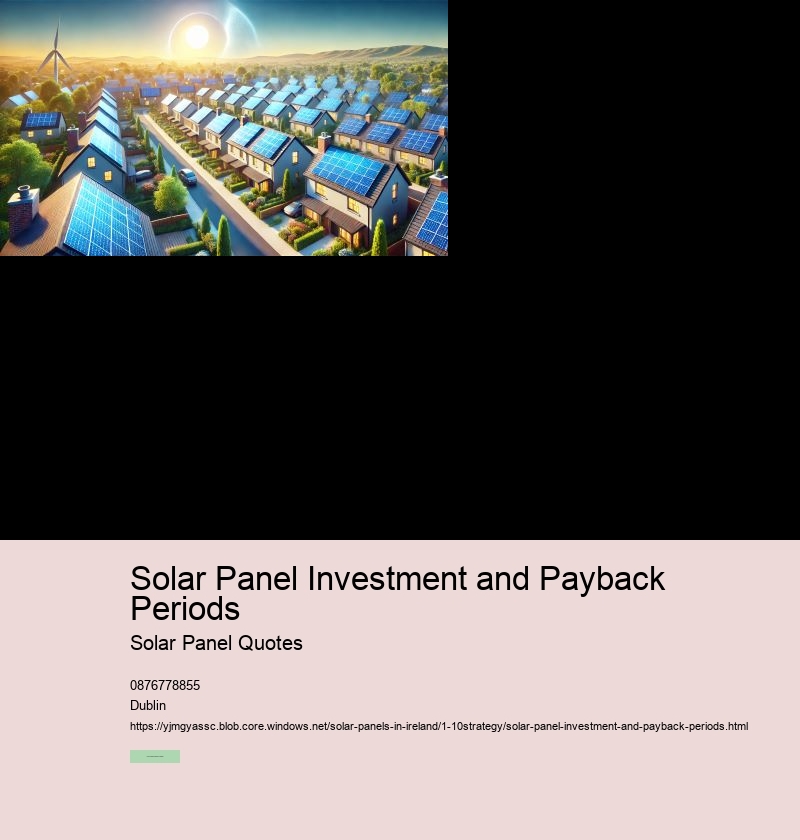 Solar Panel Investment and Payback Periods