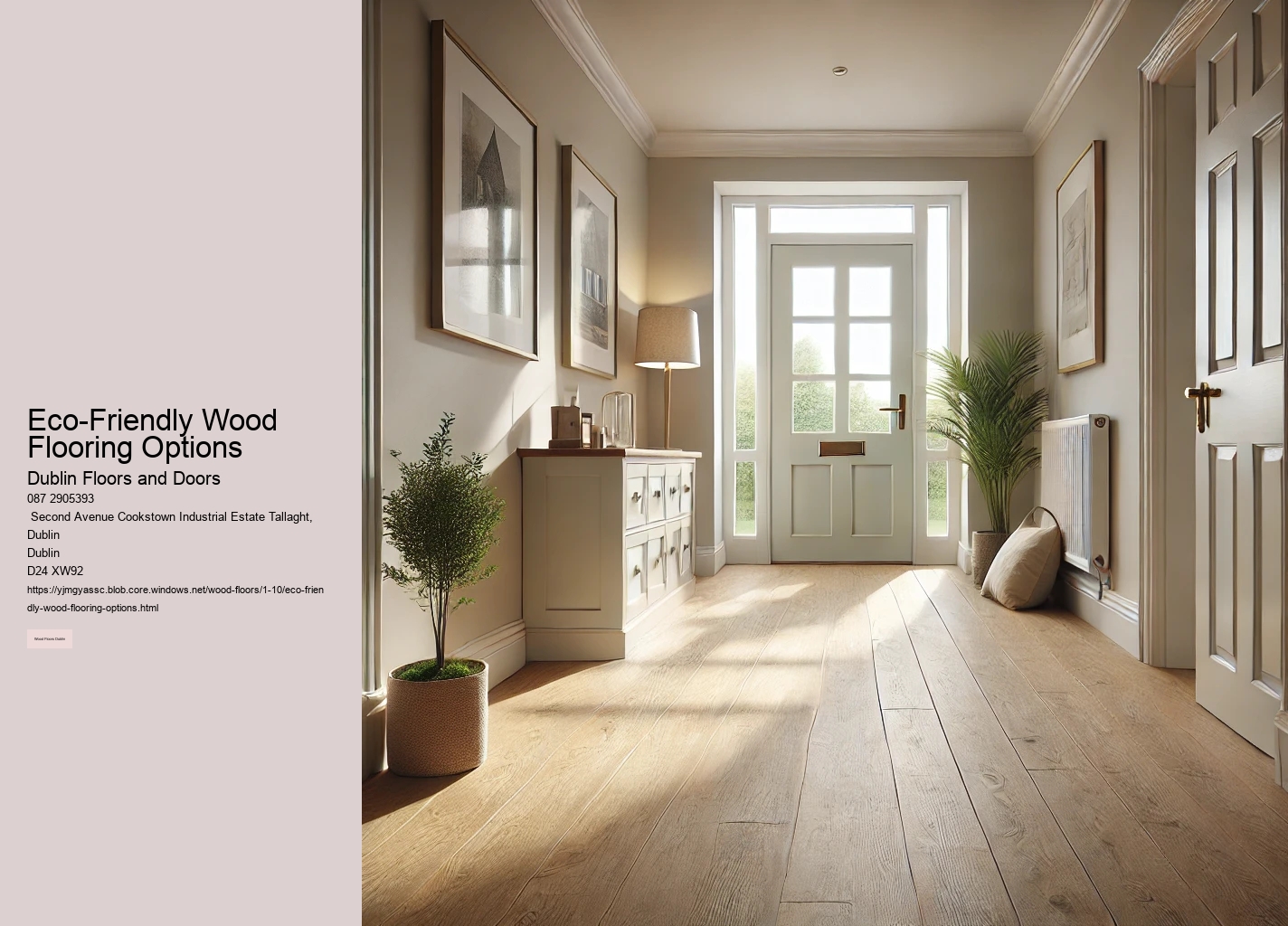 Eco-Friendly Wood Flooring Options for Dublin Homes